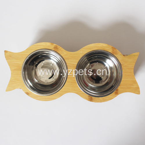 New Design Bowl for Pet with Bamboo